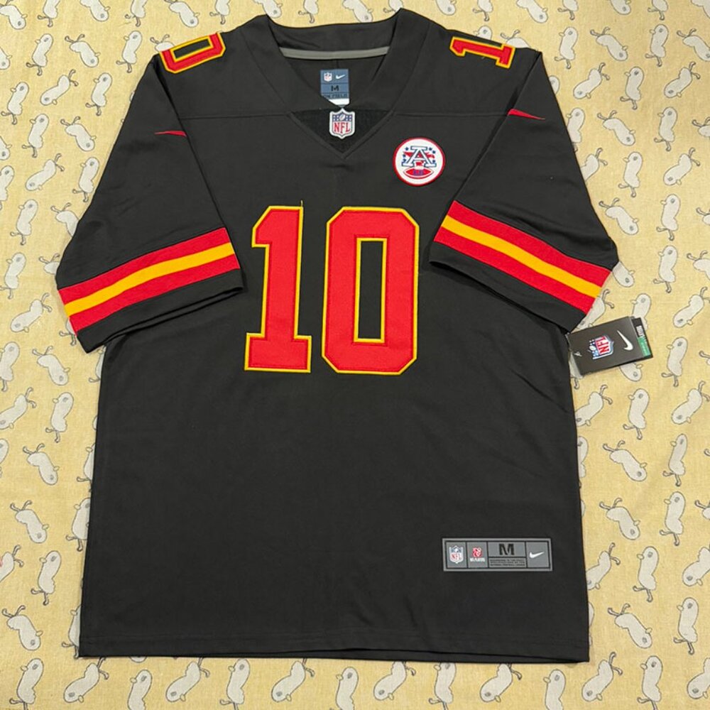 Kansas City Chiefs Nfl Black Jersey #10 Pacheco